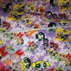 1 Yard Powerpuff Girls Fabric